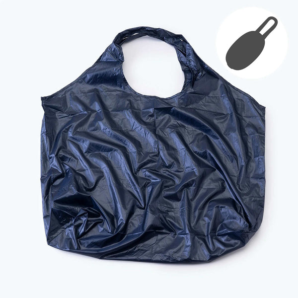 charles and marie COCOON Large - Schwarze Einkaufstasche - Volumen 11 ltr. | 100percent