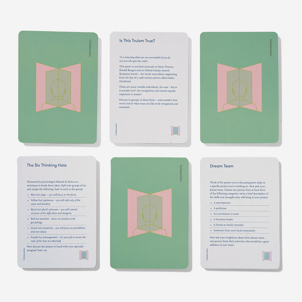 Charles And Marie COLLABORATION CARD SET | Förderung V. ZUSAMMENARBEIT | 52 Englischsprachige Übungen | The School Of Life