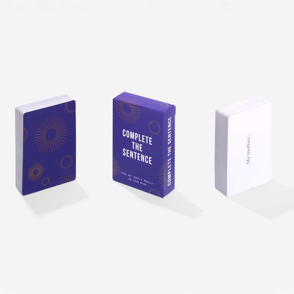 charles and marie COMPLETE THE SENTENCE - Kartenspiel - Englische Edition | The School of Life