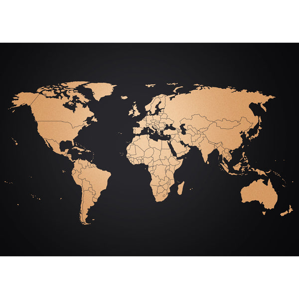 Charles And Marie COPPER MAP | Luxus KUPFER-WELTKARTE | Awesome Maps