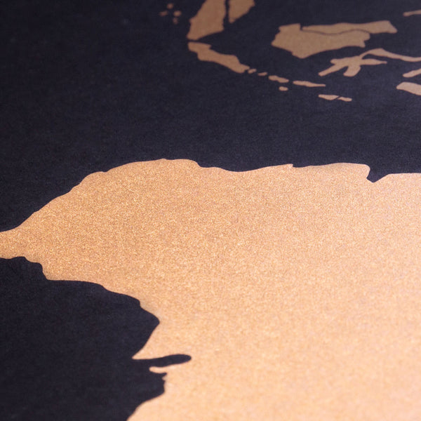 Charles And Marie COPPER MAP | Luxus KUPFER-WELTKARTE | Awesome Maps