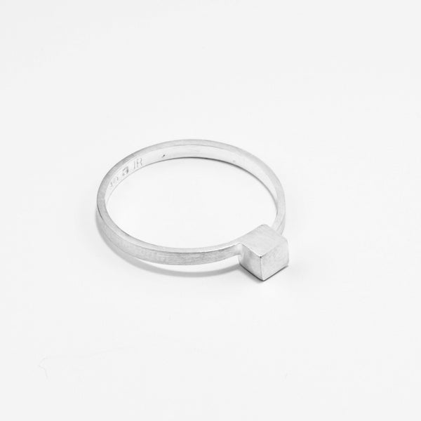 Charles And Marie CUBE | 925er Sterling Silber RING | Jonathan Radetz