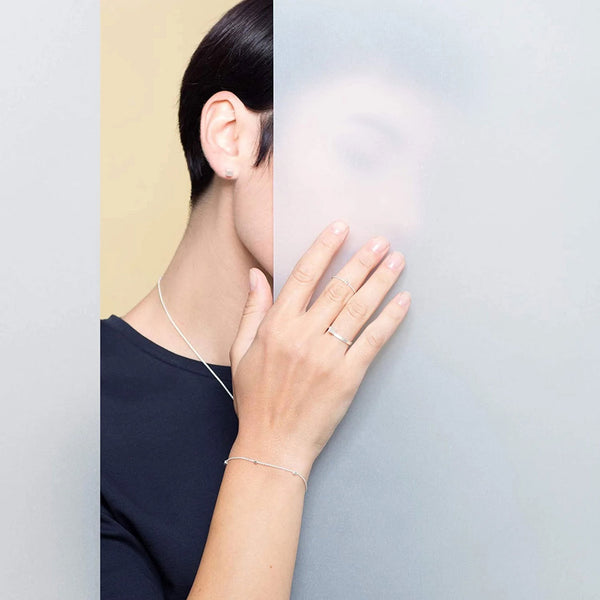 Charles And Marie CUBE | 925er Sterling Silber RING | Jonathan Radetz