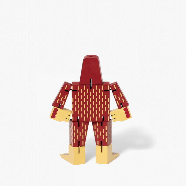 Charles And Marie CUBEBOT CRYPTOIDS SASQUATCH - Roter 3D Puzzle Roboter - Small | David Weeks | Areaware