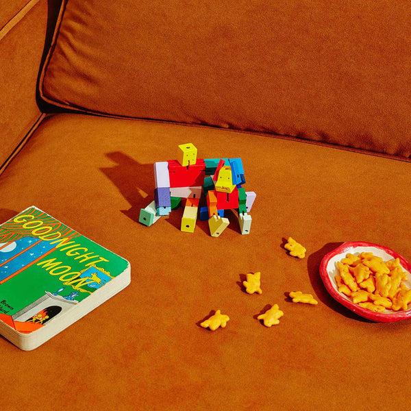 Charles And Marie CUBEBOT® | Best Friends Set | Cubebot & Milo Micro | 3D PUZZLE ROBOTER | David Weeks | Areaware