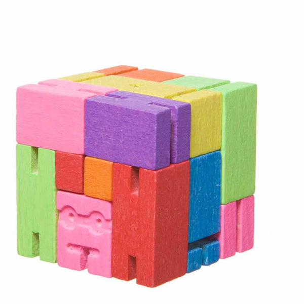 Charles And Marie CUBEBOT® Micro | 3D PUZZLE ROBOTER | David Weeks | Areaware