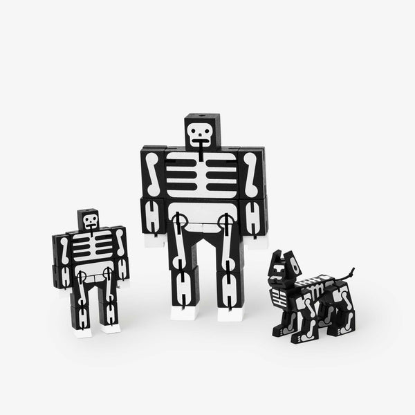 Charles And Marie CUBEBOT® Micro SKELETT | 3D PUZZLE ROBOTER | David Weeks | Areaware