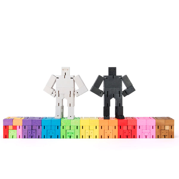 Charles And Marie CUBEBOT® Small | 3D PUZZLE ROBOTER | David Weeks | Areaware