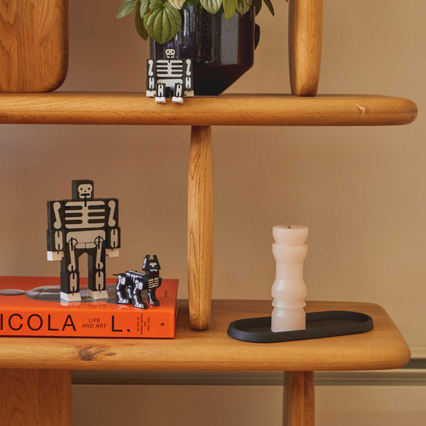 Charles And Marie CUBEBOT® Small SKELETT | 3D PUZZLE ROBOTER | David Weeks | Areaware