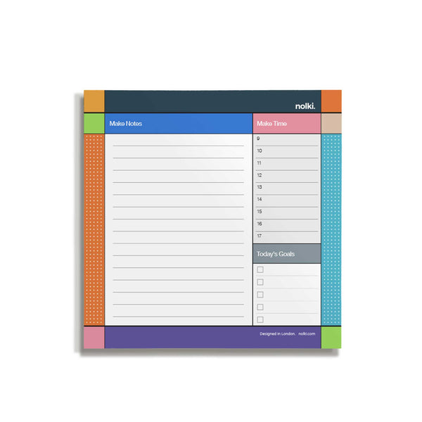charles and marie DAYPAD Midtown | quadratischer TAGESPLANER | 100 Seiten | nolki