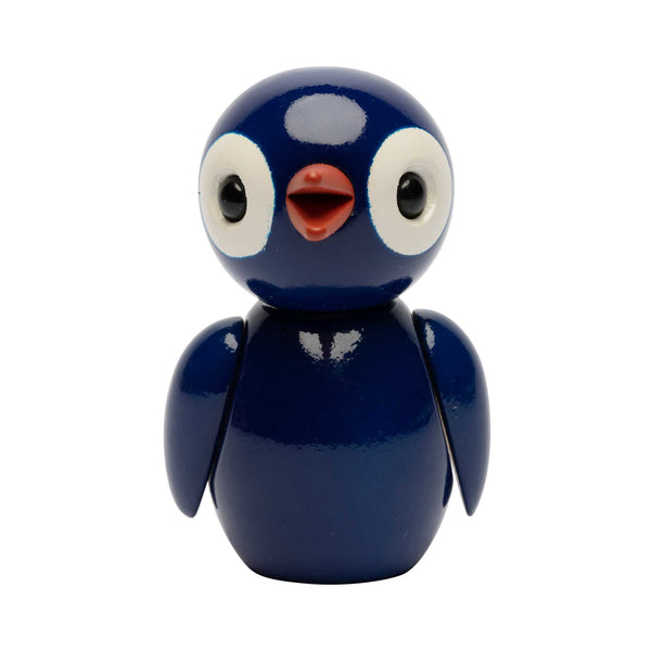 charles and marie DAZZLING DARK BLUE - Kleiner dunkellauer Holz-Deko-Vogel - Spring Birds - Chresten Sommer | Spring Copenhagen
