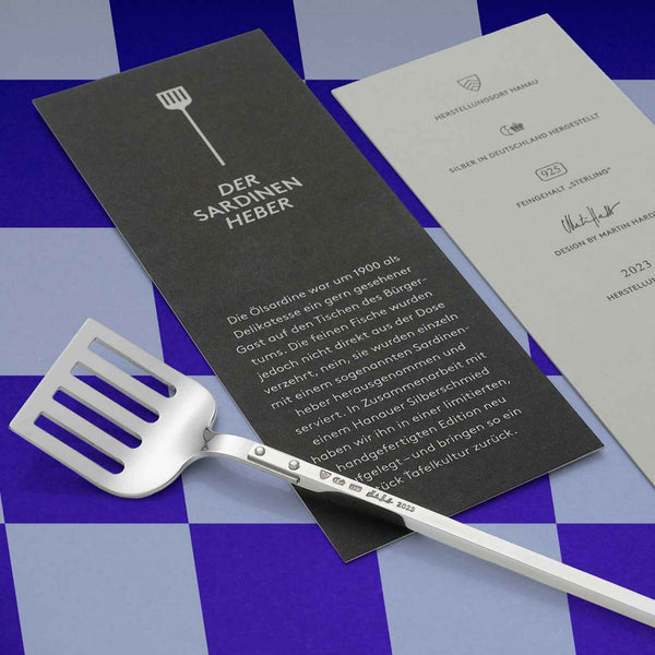 Charles And Marie Der SARDINENHEBER | Handgefertigt Aus 925er Sterlingsilber | Maritime Zeitkapseln