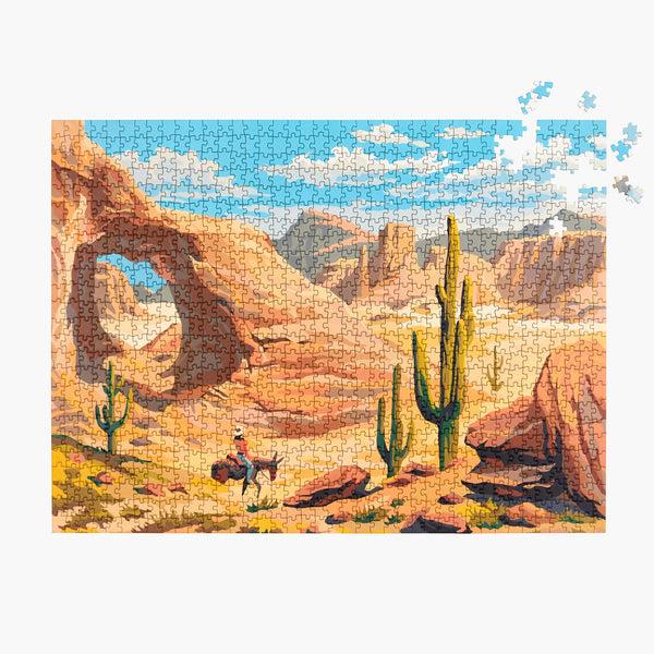 Charles And Marie DESERT - Vintage Paint By Numbers - Puzzle 1.000 Teile | Parkside