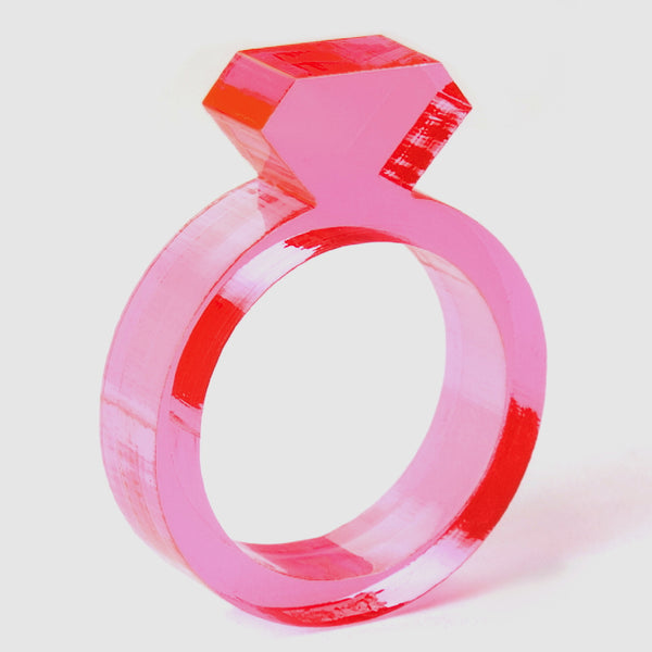 Charles And Marie DIAMANT RINGE | 6mm Aus Acryl | Alissia Melka-Teichroew | ByAMT