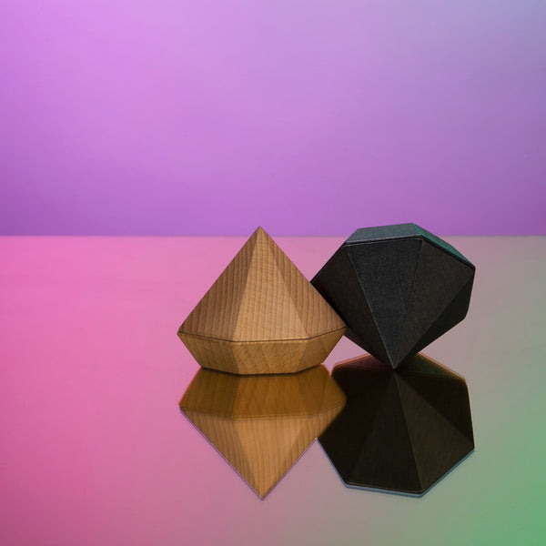 Charles And Marie DIAMONT BOX - Schwarze Schmuckschatulle | Fort Standard | Areaware