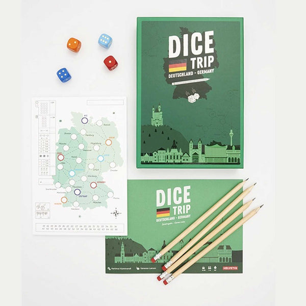 Charles And Marie DICE TRIP Deutschland | Knobel-SPIEL | Helvetiq
