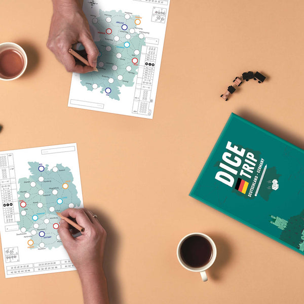 charles and marie DICE TRIP Deutschland | Knobel-SPIEL | Helvetiq