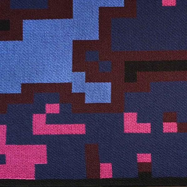 Charles And Marie DIGITAL SUNSET | THROW | 185x140cm | Merino Wool & Silk | Cristian Zuzunaga