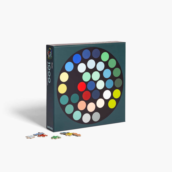 Charles And Marie DOTS - Rundes 1.000 Teile Puzzle | Parkside