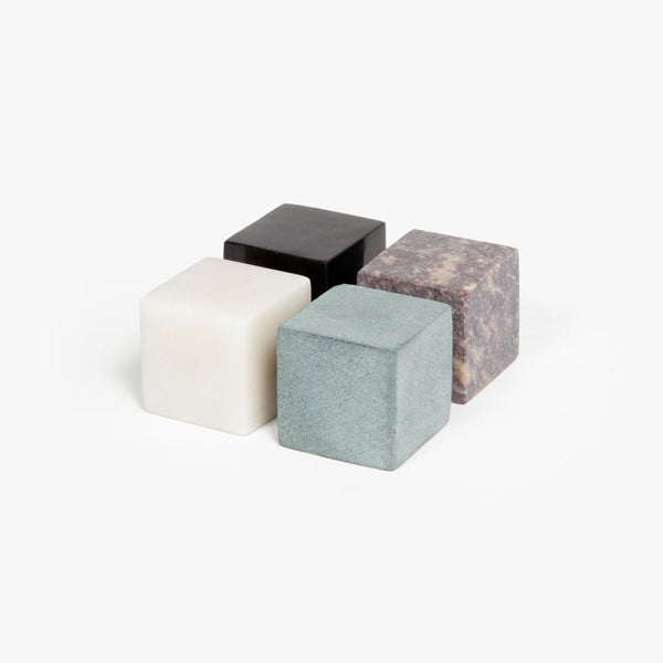 Charles And Marie DRINK ROCKS WÜRFEL | 4er Set KÜHLSTEINE | Runa Klock | Areaware