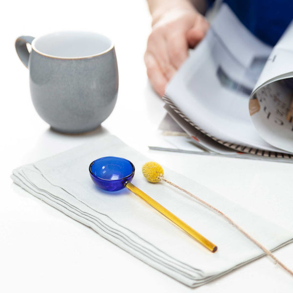 Charles And Marie DUO TONE | Zweifarbige Glas-LÖFFEL | Block Design