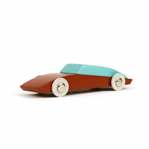Charles And Marie DUOTONE CAR #3 | Design-SPIELZEUGAUTO Aus Holz | Floris Hovers | Ikonic