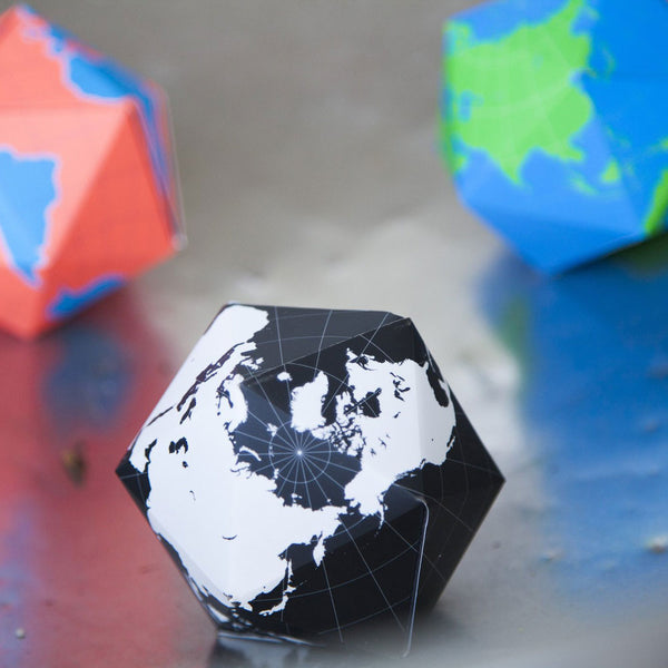 charles and marie DYMAXION | faltbarer GLOBUS | Brendan Ravenhill | Areaware