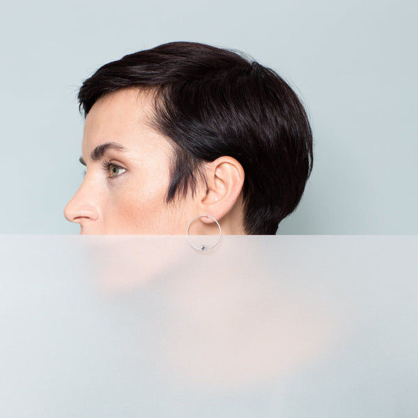 charles and marie EFFECT - Sterling Silber OHRSTECKER - 20 mm | Jonathan Radetz