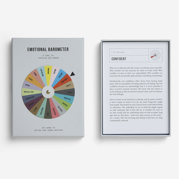 Charles And Marie EMOTIONAL BAROMETER | STIMMUNGS-BAROMETER & KARTENSPIEL | English Edition | The School Of Life