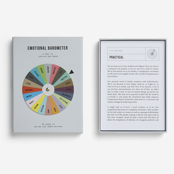 Charles And Marie EMOTIONAL BAROMETER | STIMMUNGS-BAROMETER & KARTENSPIEL | English Edition | The School Of Life