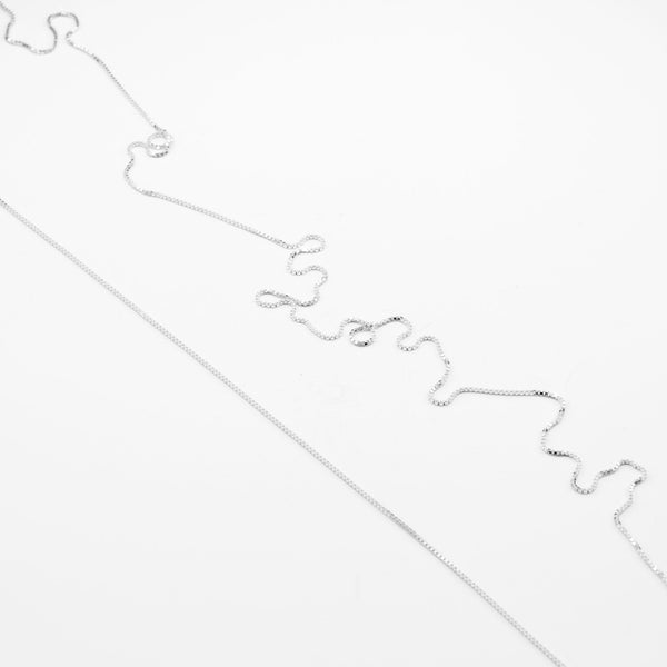 Charles And Marie ENDLESS NECKLACE - Feine Sterling Silber HALSKETTE - RAW Und FINE - 120 Cm | Jonathan Radetz