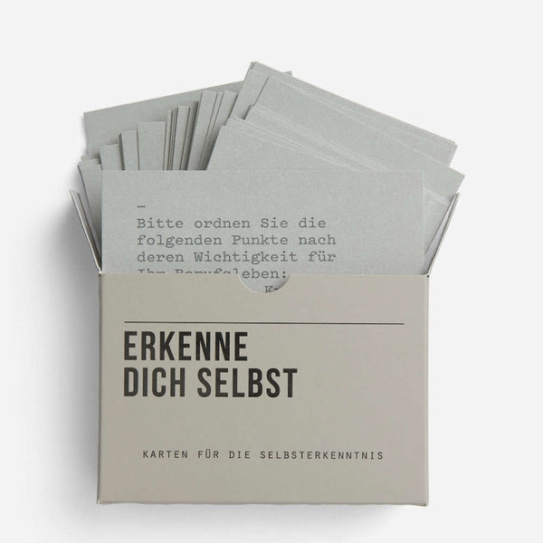Charles And Marie ERKENNE DICH SELBST | Interaktives LERNKARTEN-SET Für Die Bessere Selbsterkenntnis | 60 Karten | The School Of Life