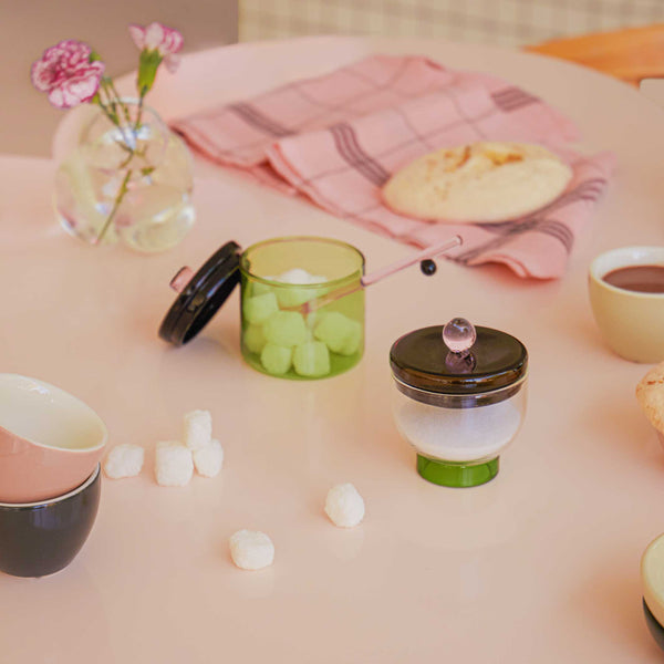 Charles And Marie EVERYTHING NICE BOWL | Glas-GEWÜRZSCHALE Mit Löffel | Sophie Lou Jacobsen | Areaware