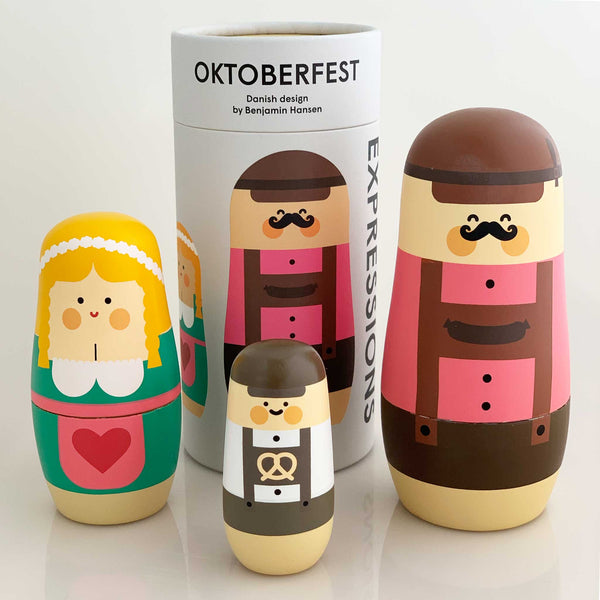 Charles And Marie EXPRESSIONS Oktoberfest | MATRYOSHKA BABUSHKA PUPPEN | Wiesn-Geschenk Souvenir & Deko-Figuren | Benjamin Hansen | Spring Copenhagen