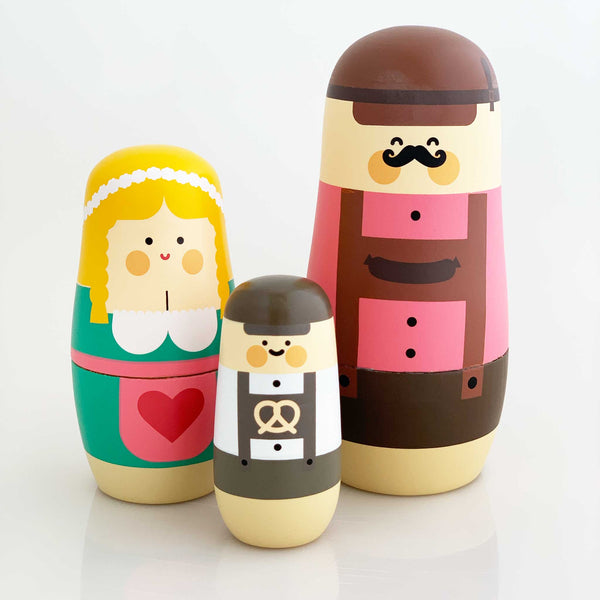 Charles And Marie EXPRESSIONS Oktoberfest | MATRYOSHKA BABUSHKA PUPPEN | Wiesn-Geschenk Souvenir & Deko-Figuren | Benjamin Hansen | Spring Copenhagen
