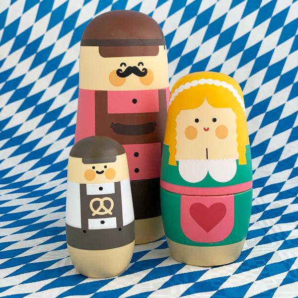 charles and marie EXPRESSIONS Oktoberfest | MATRYOSHKA BABUSHKA PUPPEN | Wiesn-Geschenk Souvenir & Deko-Figuren | Benjamin Hansen | Spring Copenhagen