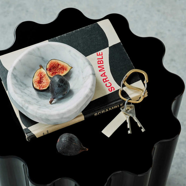 Charles And Marie FACET BOWL | ABLAGE | Kleine SCHALE Aus Weissem Carrara Marmor | 14 Cm | Craighill