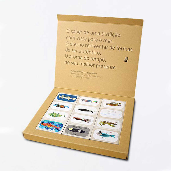 Charles And Marie Feinkost FISCHKONSERVEN | 12er GESCHENK-SET | José Gourmet