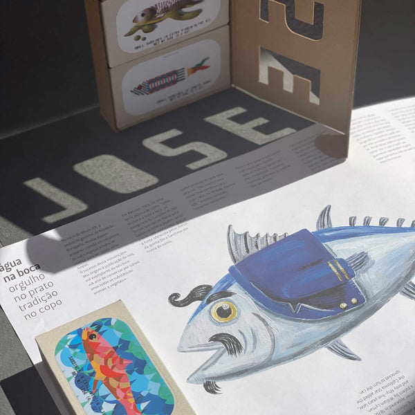 Charles And Marie Feinkost FISCHKONSERVEN | 4er GESCHENK-SET | José Gourmet