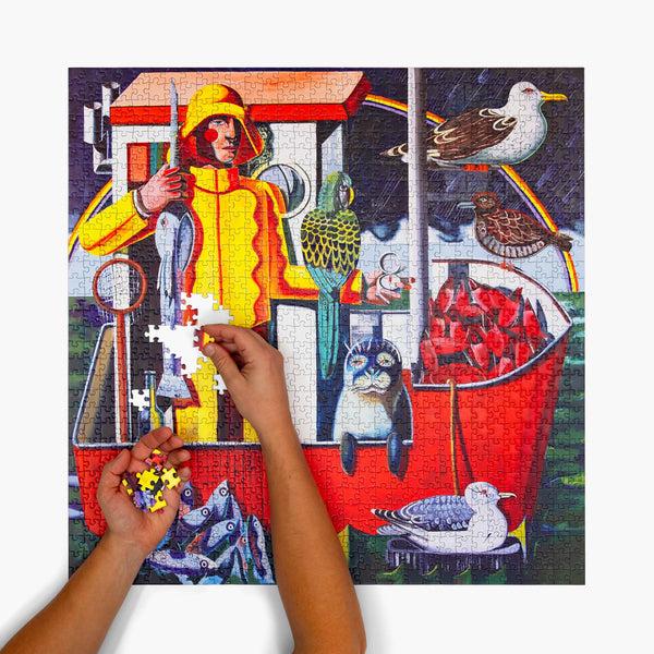 charles and marie FISHING BOAT - Puzzle 1.000 Teile - Kristof Santy | parkside