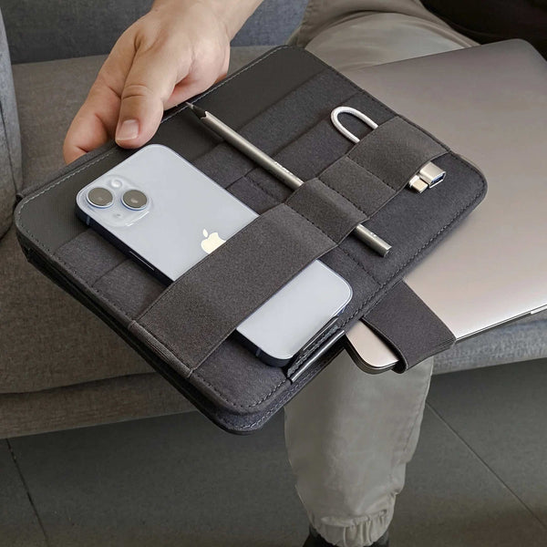 Charles And Marie FOLD PRO - Ansteckbarer Organizer Für 13-15“ Laptops | Beblau