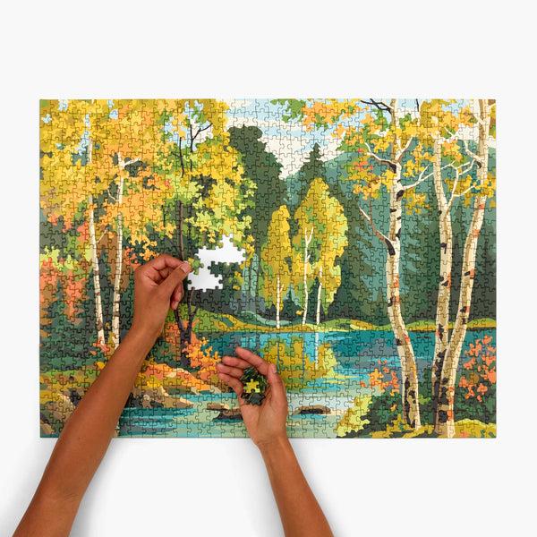 charles and marie FOREST - Vintage Paint by Numbers - Puzzle 1.000 Teile | parkside