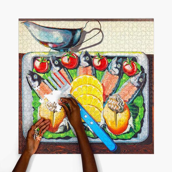 charles and marie FORK - Puzzle 1.000 Teile - Kristof Santy | parkside