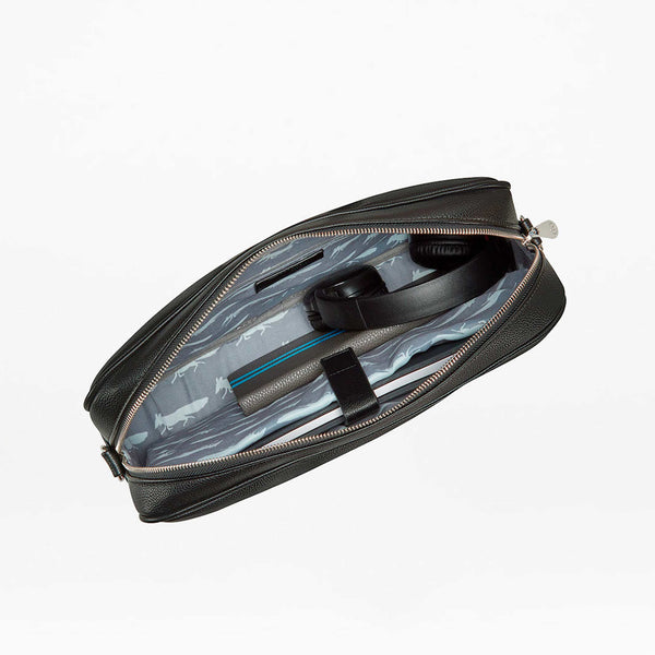 Charles And Marie FOXX - Schwarze Schlanke Laptop Tasche - Bis 15 Zoll | Fenella Smith