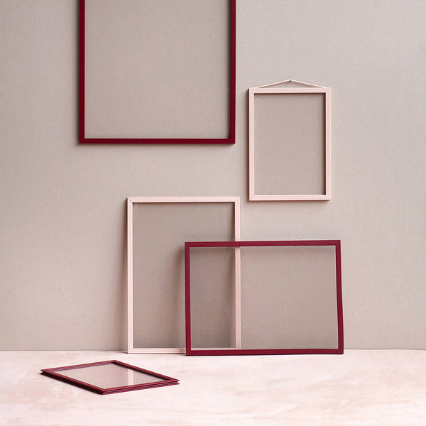 Charles And Marie FRAME DEEP RED - Bilderrahmen - Aluminium | Moebe