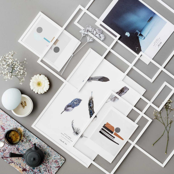 Charles And Marie FRAME WHITE - Bilderrahmen - Aluminium | Moebe