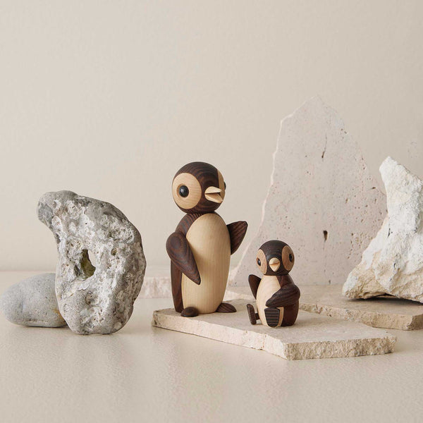 Charles And Marie FROST | PINGUIN | Hölzerne DEKOFIGUR | Chresten Sommer | Spring Copenhagen