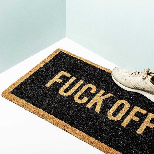 charles and marie FUCK OFF | FUSSMATTE | 70x40 cm | Fisura