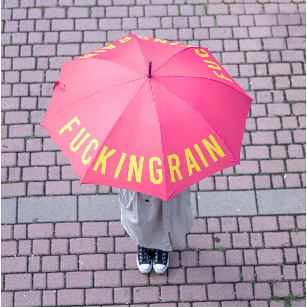 charles and marie FUCKING RAIN PINK - Regenschirm | Fisura