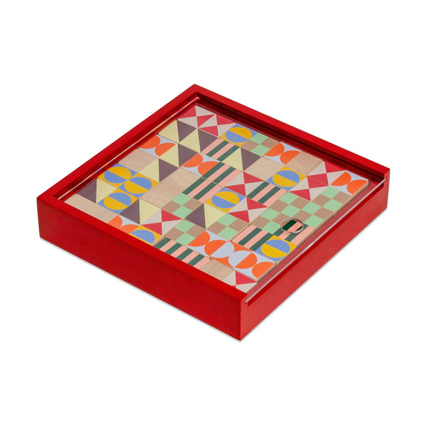 charles and marie GEO PATTERN DOMINOES | Holz-DOMINO SPIEL m. 28 Steinen | Panisa Khunprasert | MoMA